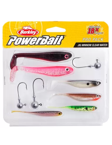 Berkley Pro Pac Jig Minnow Per Acque Chiare 9 pz Esche Artificiali Berkley
