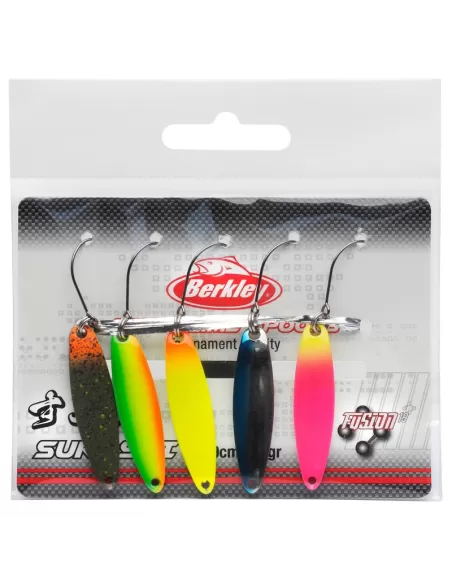 Berkley Area Game Sukoshi Spoons Assortimento 5 pz Esche Artificiali Berkley