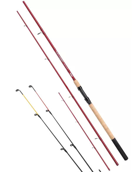 Mitchell Tanager Red Fishing Rod Carbon Feeder 3 Sections