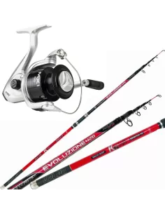 Kit Surfcasting Light Canna in Carbonio Mulinello Mitchell Kit da pesca Mitchell