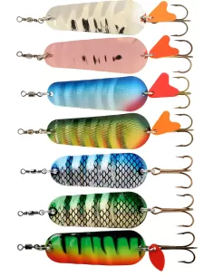 Abu Garcia Atom Ondulante da Pesca Spinning Traina 25 gr 75 cm Esche Artificiali Abu Garcia