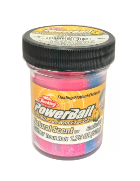 Berkley Powerbait Glitter Trout Bait Batter for Trout Captain America Taste Garlic