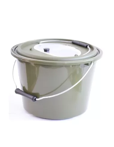 Kolpo Secchio Porta Vivo Doppio Cestello 12 Litri Porta pesci Kolpo
