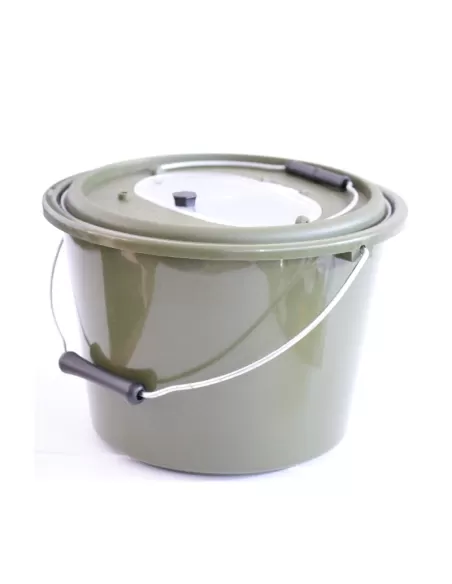Kolpo Secchio Porta Vivo Doppio Cestello 12 Litri Porta pesci Kolpo
