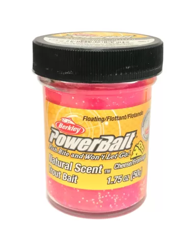 Berkley Powerbait Glitter Trout Bait Pastella per Trote sherbent Gusto Formaggio Esche da pesca Berkley