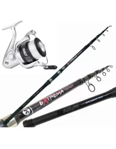 Combo Fishing No Limits Rod Super Strong 3.5 lb Shakespeare Reel with Thread 