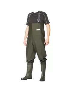 Wader Scafandro da Pesca Impermeabile con Bretelle Abbigliamento/stivali Spirale