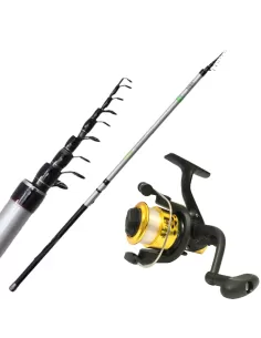 Combo Trout Lake Reed Carbon Reel 4 Bearings and Wire 