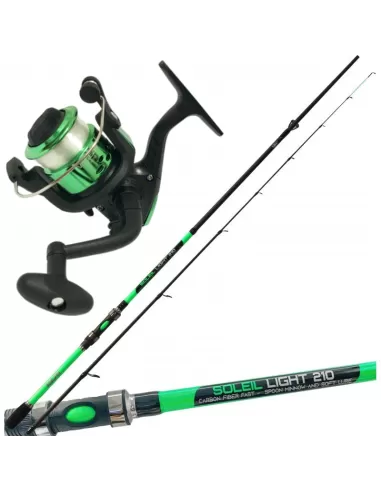 Kit Spinning Light Special Spoon Canna Mulinello e Filo Kit da pesca All Fishing