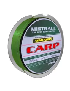 Mistrall Admuson Carp 250 mt Filo Mimetico Speciale Carpfishing Fili da pesca Mistrall
