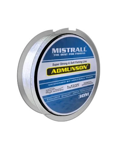 Mistrall Admunson Filo da Pesca Alta Qualità 30 mt Speciale Terminali Fili da pesca Mistrall