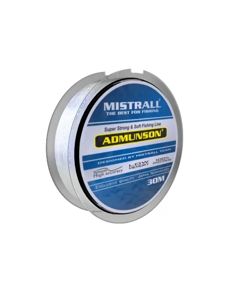 Mistrall Admunson Filo da Pesca Alta Qualità 30 mt Speciale Terminali Fili da pesca Mistrall