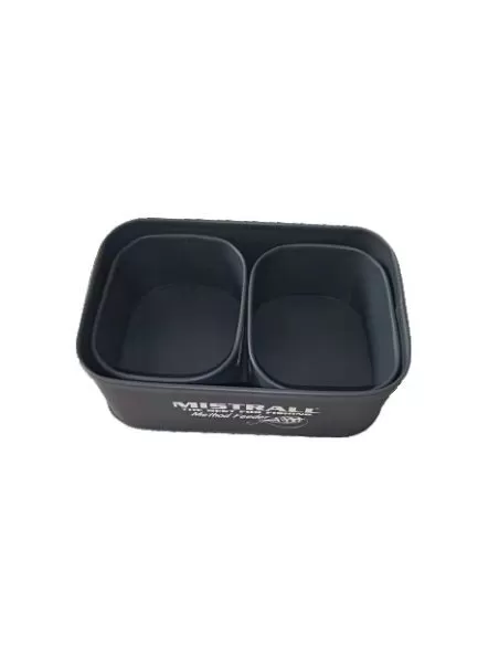 Mistrall Set 3 Vaschette Porta Esche e Accessori Accessori da pesca Mistrall
