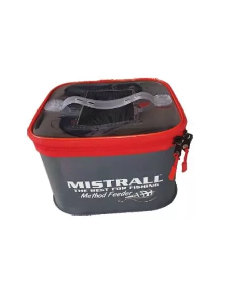 Mistrall Torba Borsa Rigida Impermeabile per Attrezzatura da Pesca 24x24x15 cm Borse da pesca Mistrall