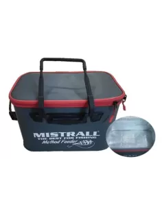 Mistrall Peat Waterproof Hard Bag for Fishing Equipment 40x26x26 cm 