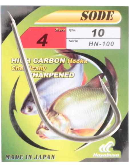 Hayabusa HN-100 Ami da Pesca High Carbon Micro Barb 10 pz Ami da pesca Hayabusa