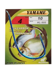 Hayabusa HL-900 Ami da Pesca Blu High Carbon Micro Barb 10 pz Ami da pesca Hayabusa