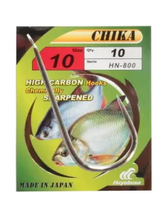 Hayabusa HN-800 Ami da Pesca High Carbon Micro Barb 10 pz Ami da pesca Hayabusa