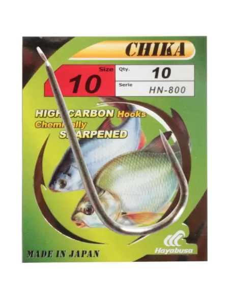 Hayabusa HN-800 Ami da Pesca High Carbon Micro Barb 10 pz Ami da pesca Hayabusa