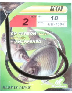 Hayabusa HBO-1000 Fishing Hooks With High Carbon Scoop 10 pcs 