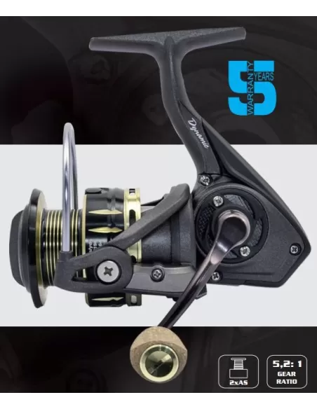 Mistrall Dynamic Mulinello da Pesca 10 Cuscinetti Doppia Bobina in Alluminio Mulinelli da Pesca Mistrall