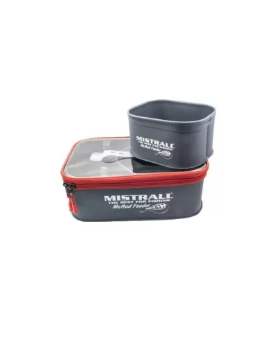 Mistrall Torba Borse Rigide Impermeabili per Attrezzatura da Pesca Set 3 pz Borse da pesca Mistrall