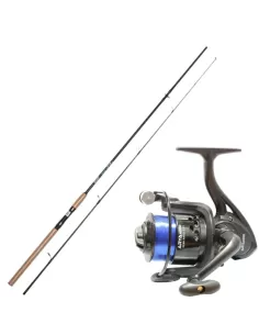 Spinning Kit with Caronium Barrel 2.70 mt 20/40 gr Reel 4000 with Wire 