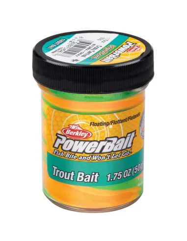 Berkley Powerbait Glitter Trout Bait Original Scent Pasta Trote Crazy Carnival Esche da pesca Berkley