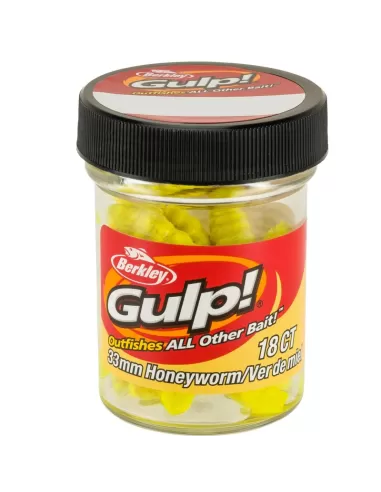 Berkley Gulp Honey Yellow Camole per la Pesca Trote a Recupero Esche da pesca Berkley