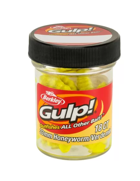 Berkley Gulp Honey Yellow Camole per la Pesca Trote a Recupero Esche da pesca Berkley