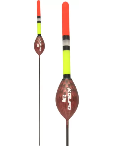 Kolpo Isarco Galleggiante in Pura Balsa Porta Starlite 4.5 mm Antenna Multicolor Galleggianti e bombarde Kolpo