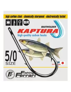 Fishing Ferrari Ami da Pesca Storti Forgiati con Occhiello Bronzati Ami da pesca Fishing Ferrari