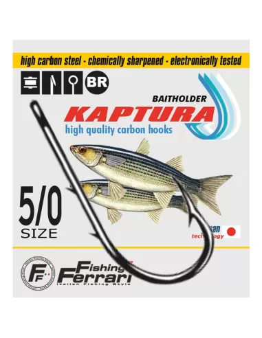 Fishing Ferrari Ami da Pesca Storti Forgiati con Occhiello Bronzati Ami da pesca Fishing Ferrari