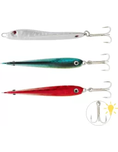 Kolpo Lead Fish Artificiale Piombato 21 gr Con Ancoretta Fluorescente Esche Artificiali Kolpo