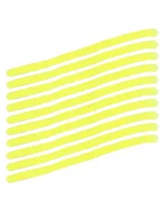 Kolpo Spaghetti Soft Worm Gialli 9.5 cm 10 pz Esche Artificiali Kolpo