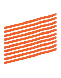 Kolpo Spaghetti Soft Worm Rossi 9.5 cm 10 pz Esche Artificiali Kolpo