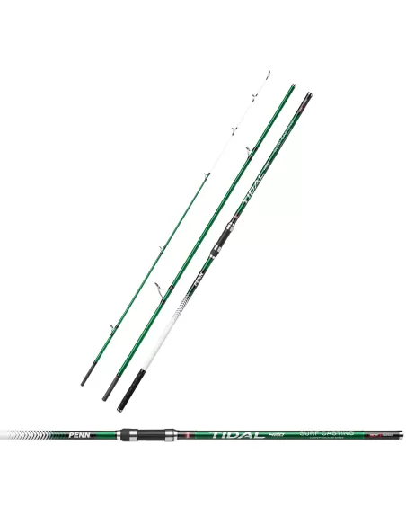 Penn Tidal Canne Surfcasting 4.20 mt 100 225 gr 3 sezioni in Carbonio 30T Canne da pesca Penn