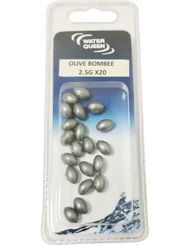 Piombi Olive Bombee 2.5 gr 20 pz Minuteria Cannelle