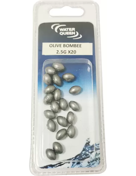 Piombi Olive Bombee 2.5 gr 20 pz Minuteria Cannelle
