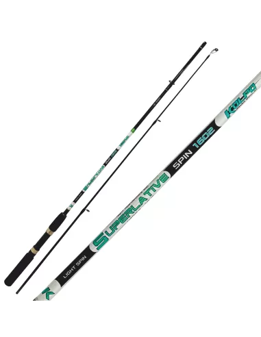 Kolpo Superlative Spin Light Canna da Pesca 0 15 gr 1.60 mt Canne da pesca Kolpo