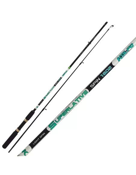 Kolpo Superlative Spin Light Canna da Pesca 0 15 gr 1.60 mt Canne da pesca Kolpo