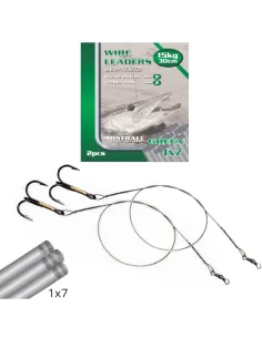 Mistral Cavetti Acciaio Verdi con Ancoretta 1x7 2pz Minuteria Mistrall