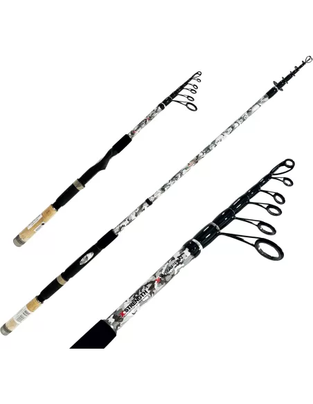 Mitchell Suprema 2.0 Tele ComptOn Canna da Pesca Spinning Telescopica Compatta Canne da pesca Mitchell