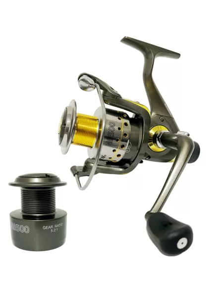 Tatler Mulinello da Pesca RB5000 9 Cuscinetti Doppia Bobina Mulinelli da Pesca Tatler