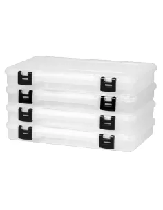 Plano Plasm374 Multipack da 4 Scatole Porta Attrezzatura da Pesca Cassette Pesca Plano