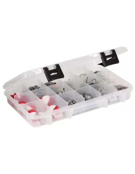 Plano 2361800 Scatola in Plastica Trasparente 18 Scomparti Fissi Cassette Pesca Plano