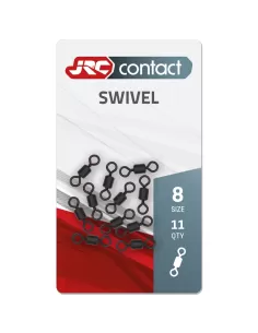 Jrc Contact Rig Swivel Size 8 Pezzi 11 Girella Rivestita in Teflon Carpfishing Jrc