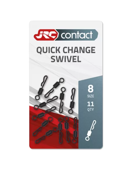 Jrc Contact Quick Change Swivel Seze 8 Extra Forte 11 pz Carpfishing Jrc