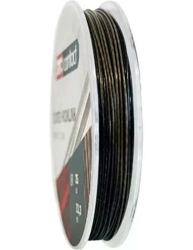 Jrc Contact Coated Hooklink Semi Stiff Colore Camo Brown 22 mt Fili da pesca Jrc