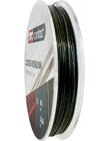 Jrc Contact Coated Hooklink Semi Stiff Colore Camo 22 mt Fili da pesca Jrc